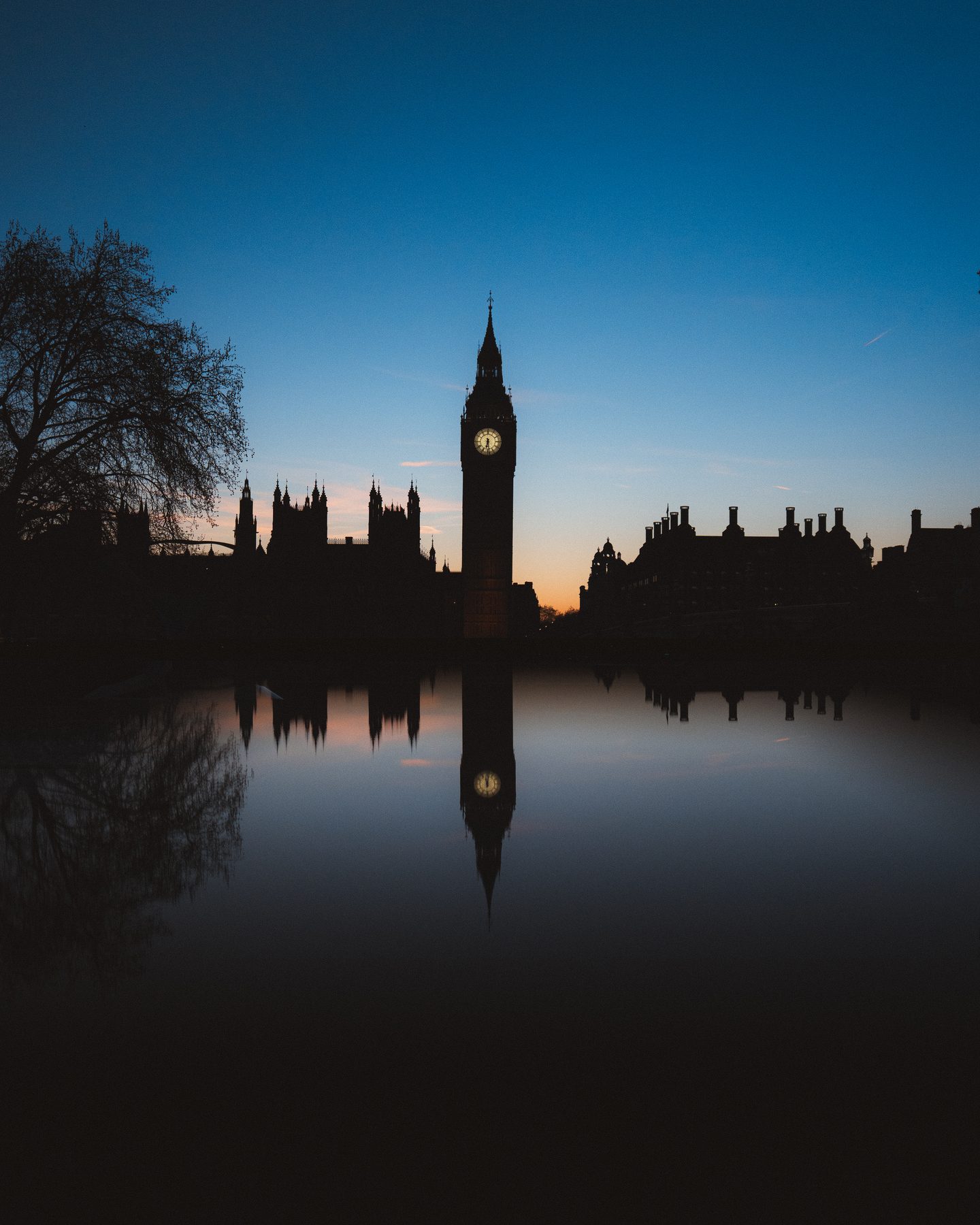 Big Ben at blue hour